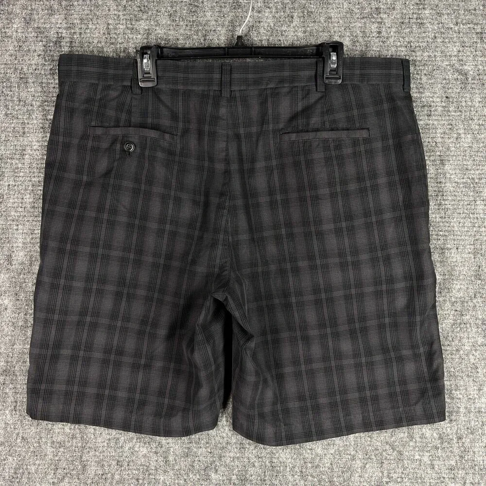 Ben Hogan Performance Bermuda Golf Shorts 40 Mens Plaid Casual‎ Relaxed Golfing